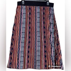 LuLaRoe Boho Jill Skirt Sz XL